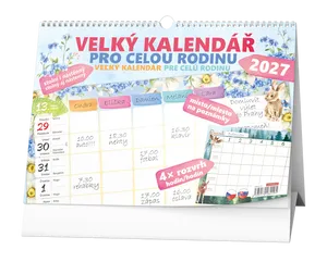 Stolný kalendár - Veľký kalendár pre celú rodinu
